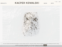 Tablet Screenshot of kacperkowalski.pl